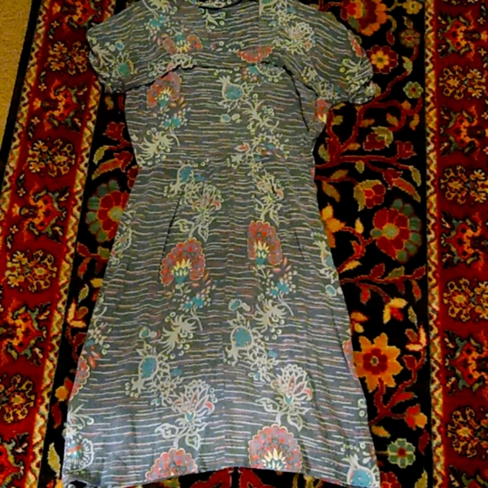 Vintage handmade silk dress